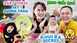 ZINO KHUI ĐƯỢC SECRET THỎ ĐEN HỒNG | UNBOX FULL SET BABY THREE GƯƠNG THẦN - VÊ VÊ CHANNEL