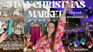 3 DAY CROCHET MARKET Booth Setup, Market Results & Last Minute Prep! | small business