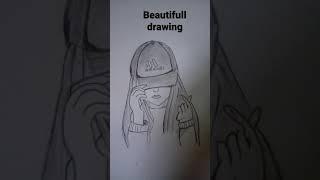 beautifull drawing with sister hub....Divyanshi kapoor