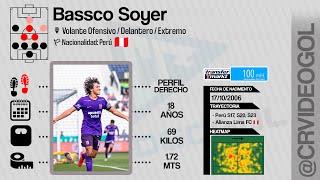 Bassco Soyer | FUTBOLISTA | Volante Ofensivo / Delantero / Extremo