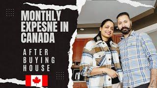 Canada Monthly Expense 2024 After buying a house | Calgary | Cost of Living YYC| 2 State in Canada