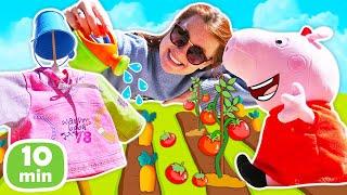 Spielzeug Videos für Kinder mit Irene und Peppa Wutz 2 Folgen am Stück | Plüpa Plüsch Paradies.