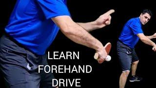 Learn Forehand Drive With Orange