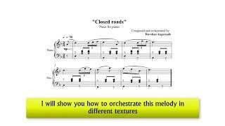 How to orchestrate from piano score - The Secrets of Orchestration