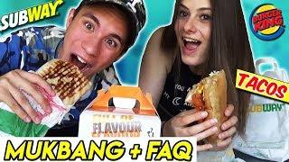 MUKBANG EN COUPLE + F.A.Q (Tacos, Subway et Burger King) - Babké 974