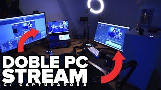 COMO HACER STREAM CON DOBLE PC  (CAPTURADORA) | Tutorial | UrbVic