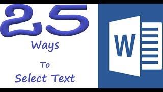 Selection Tips and Tricks in MS-Word | Microsoft  Word 2019 | How to Select Text in Different Ways