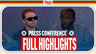 FULL HIGHLIGHTS! Canelo Alvarez Vs. Terence Crawford New York Press Conference
