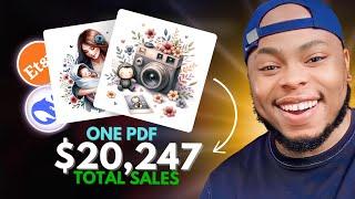 New Seller!! $20k Made! | Easier AI Digital Product To Start In 2025 | Print On Demand Business