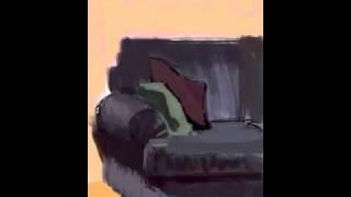 Painting a Couch on iPhone w/ Brushes App