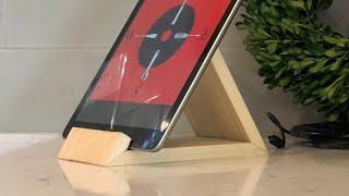 DIY Wood iPad Stand | DIY Woodworking