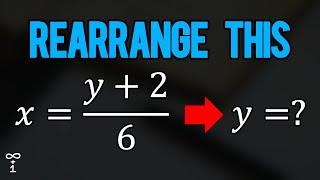 How to rearrange basic formulas