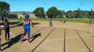 Kylie Shay - Batbusters Softball - Stealing 2nd - 012415