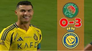 Cristiano Ronaldo Superb Goal - Al-Ettifaq vs Al-Nassr (0-3) Extended Highlights & All Goals 2024