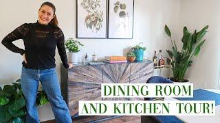 MY PLANT-FILLED DINING ROOM AND KITCHEN TOUR | Caitlin Mahina Catania