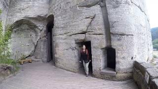 Die Felsenburg Sloup - Die bedeutendste Felsenburg in Nordböhmen