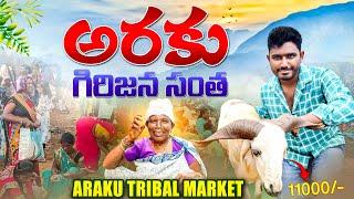 వర్షం లో అరకు గిరిజన సంత ఎలా ఉందో చూడండి | Araku Tribal Market | Kranthi Travel Vlogger