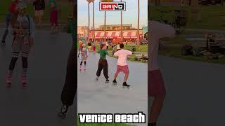 Blurred Lines - Robin Thicke Part 9 AT VENICE BEACH ROLLER DISCO PLAZA LIVE #rollerskating #grind