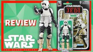 Star Wars The Black Series Biker Scout Review! (40th Anniversary ROTJ)