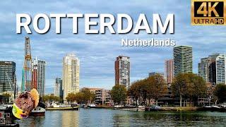   Rotterdam, Netherlands Walking Tour 4k 60fps UHD