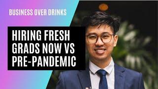 Hiring Fresh Grads Now VS Pre Pandemic