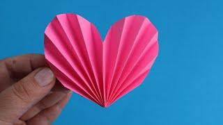 How to make paper hearts easy