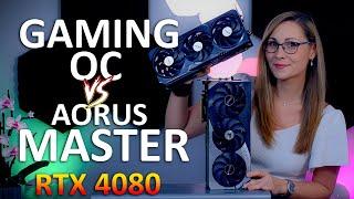 Gigabyte RTX 4080 Cards - Gaming OC vs AORUS Master