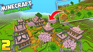 I Transform A PLAIN VILLAGE In MINECRAFT 1.20 || Minecraft PE 1.20 Survival Series (HINDI) S3E2 ||