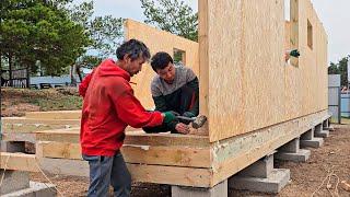 We Built a Cheap HOUSE IN 3 DAYS. Full Construction Process
