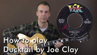 Rockabilly Guitar Lesson - Joe Clay - Ducktail