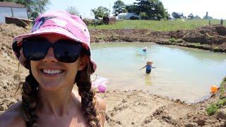 Summer Vlog #10 living in amish country and showing you our country pool