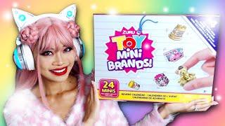 OPENING A TOY MINI BRANDS ADVENT CALENDAR! #minibrands #unboxing #adventcalendar