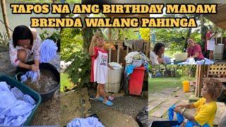 TAPOS NA ANG BIRTHDAY | WALANG PAHINGA SI MADAM BRENDA | #simplyamory