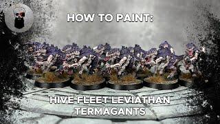 Contrast+ How to Paint: Hive Fleet Leviathan Termagants