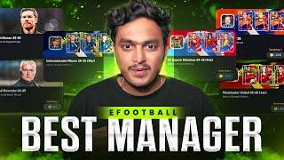 eFootball Best Manager to Sign  Which Manager Is Worth ? eFootball mobile 25 #manager