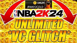 *NEW* NBA 2K24 GAME BREAKING VC GLITCH! 500K FOR FREE! HOW TO GET VC FAST! VC GLITCH 2K24!