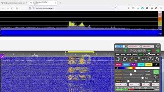 Air traffic radio communication - short waves - Software defined receiver (KiwiSDR)