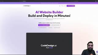 CodeDesign.ai | An AI-Powered Website Builder | Idea to Launch in 10 Minutes | @codedesignai