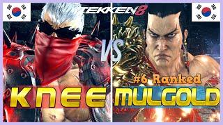 Tekken 8 ▰ KNEE (Bryan) vs MULGOLD (#6 Ranked Feng) ▰ Ranked Matches