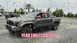 The Year End Closeout is ON at Toyota of Clermont!   