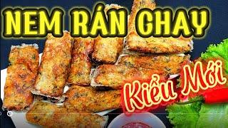 Cách làm NEM RÁN CHAY Kiểu mới Lạ mắt Thơm ngon Xuất sắc || Ăn Chay Vạn Phước Lành | ATHG