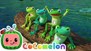 Five Little Speckled Frogs! | CoComelon Animal Time | Animal Nursery Rhymes