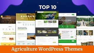 Top 10 Agriculture WordPress Themes For Gardening & Landscaping Companies | Wpshopmart