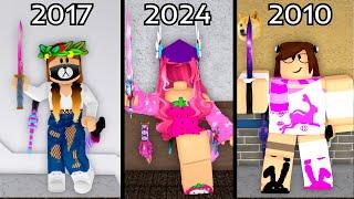 Roblox MM2, But The YEAR of my AVATAR Changes..