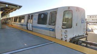 BART 1988 Alstom C1 Car 329 on the Green Line - 8-Car Legacy Fleet Daly City Train