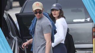 Andrew Garfield and his girlfriend Alyssa Miller are spotted looking casual in sporty outfits after