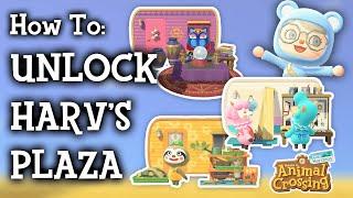 How To Unlock Harv's Plaza | Animal Crossing New Horizons