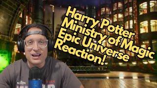 Epic Universe Wizard World of Harry Potter Ministry of Magic REACTION! Universal Orlando 2025 video