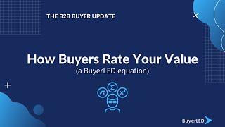 How Buyers Rate the Supplier's Value - an Easy Equation