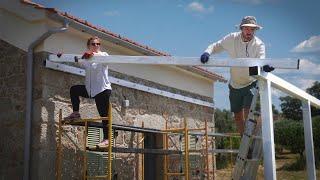 WE'RE GOING UP! Building a Veranda on Our Little Stone Cabin
